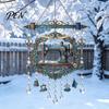 Vintage Style Artistic Ornament Sewing Machine Crystal Wind Chime, Acrylic Outdoor Hanging Suncatcher, for Enthusiasts Colorful Pendants Garden