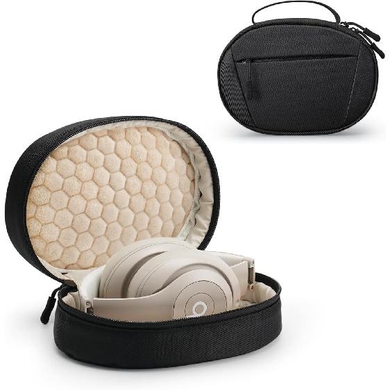Soft Case for Beats Studio Pro/Sony WH-1000XM4/ Sony WH-XB910N/ Beats Studio3 Headphone, Soft Shell Travel Protective Carrying Cover Storage Bag,