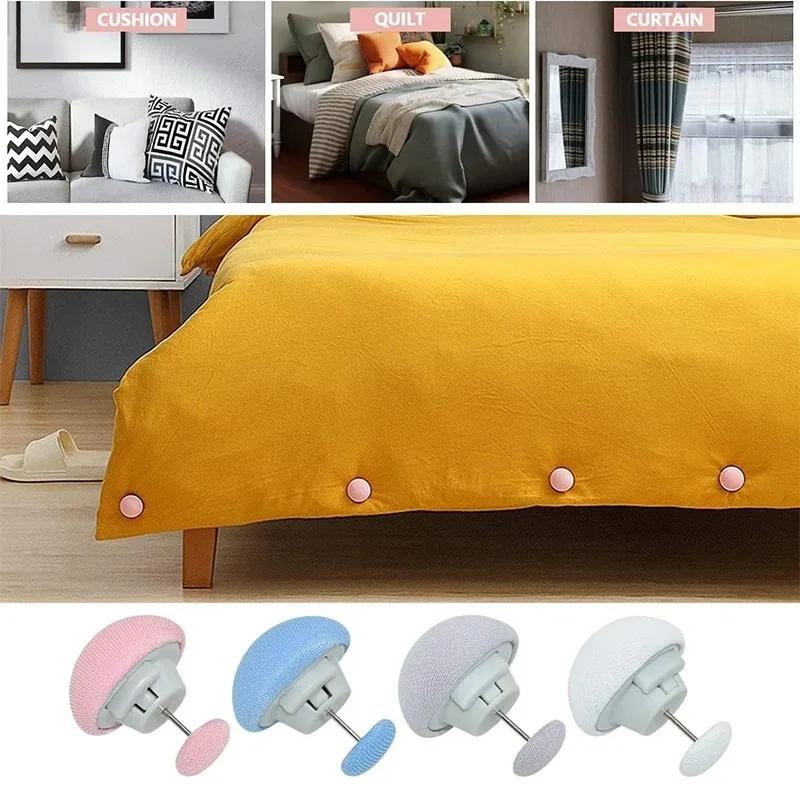4-30x Duvet Pin Duvet Clips BedSheet Quilt Clip Anti-Slip Blanket Buckles Comforter Fixators Grippers Clothespins Mattress Pegs