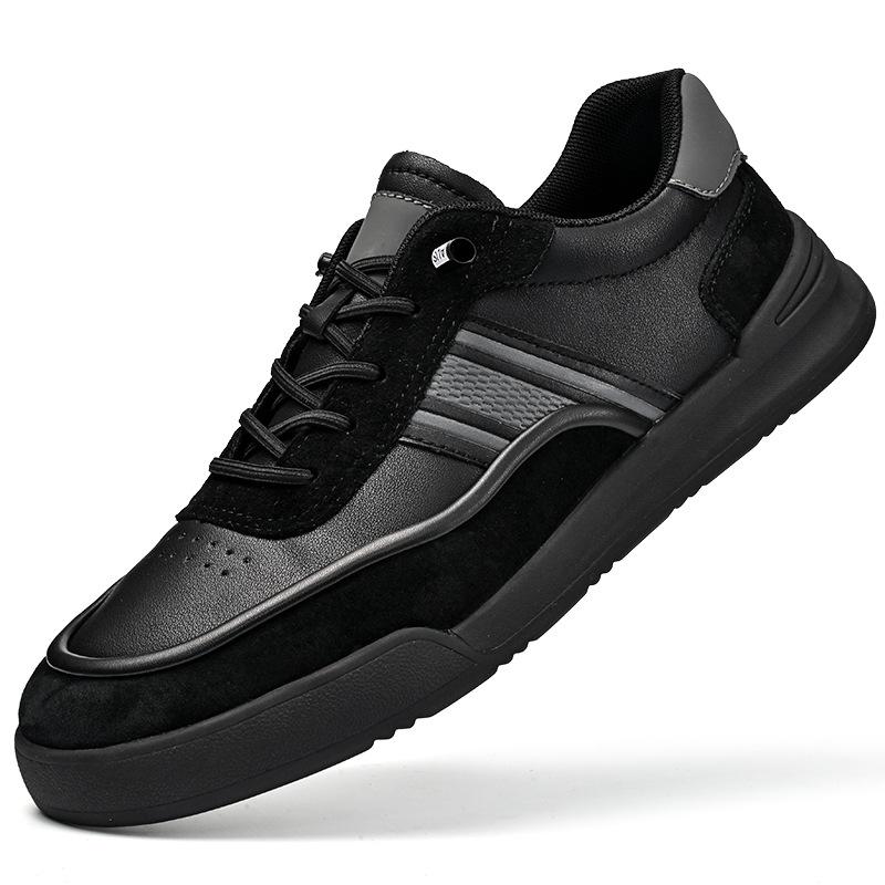 Lederschuhe Herrenschuhe Frühling und Herbst 2025 neue Leder atmungsaktive Sport-Freizeitschuhe weiche Sohle weiche Oberfläche Fahren Herren Board Schuhe