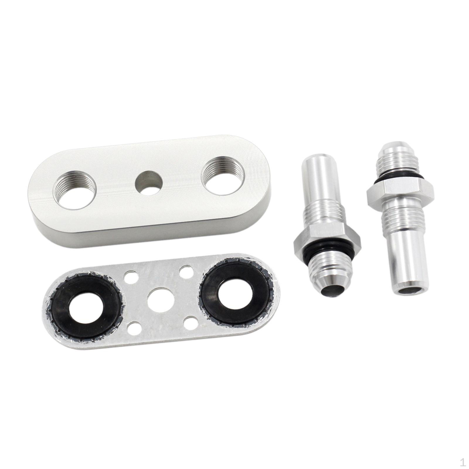 

Transmission Line Adapter Plate Oil Seal Connector for Braided Hose Aluminum Alloy 8L90E