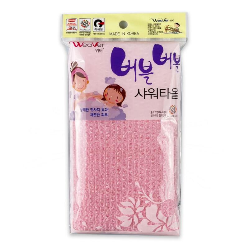 Weaver Bubble Bubble Shower Towel 1P O [WA5D73D]