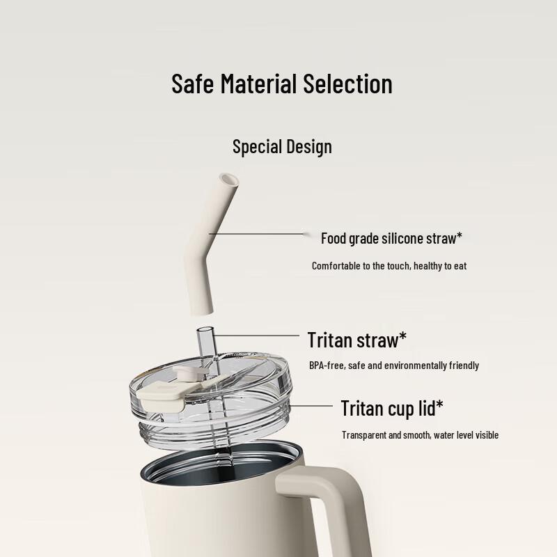 Xiaomi 1L Insulated Straw Tumbler