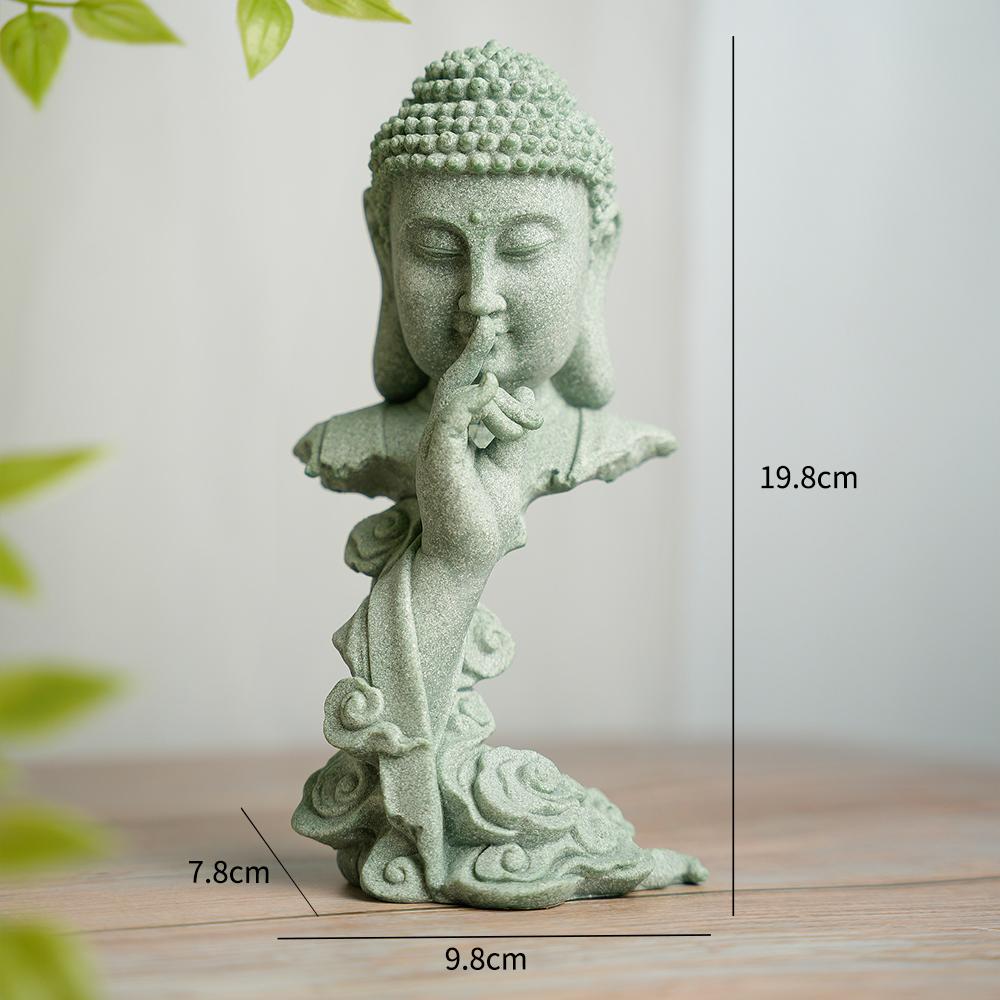 Buddha Statue For Home Meditation Zen Garden Decorative Figurines Bonsai Micro Landscape Feng Shui Fish Tank Aquarium Decor