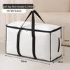 Saco de Armazenamento Impermeável e Transparente de Grande Capacidade para Colchas e Roupas