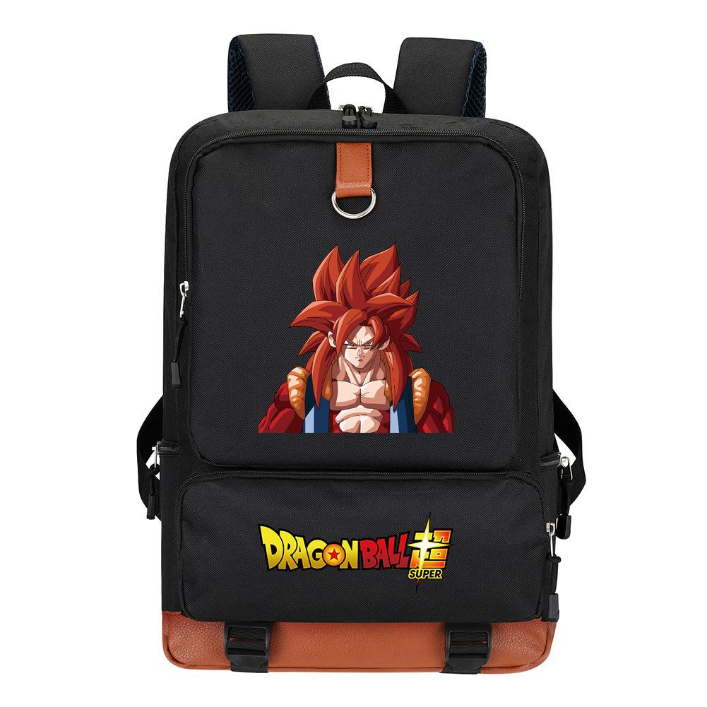 Cartoon Animation Dragon Ball Schoolbag Backpack Student Schoolbag Men'S And Women'S Travel Bag Computer Bag