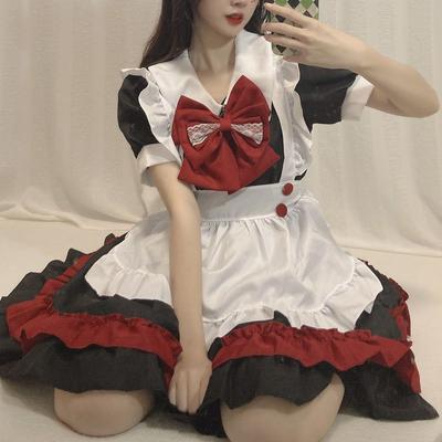 Drăguță ținută de slujbă cosplay rochie mărime Plus uniformă de zi cu zi Lolita sexy