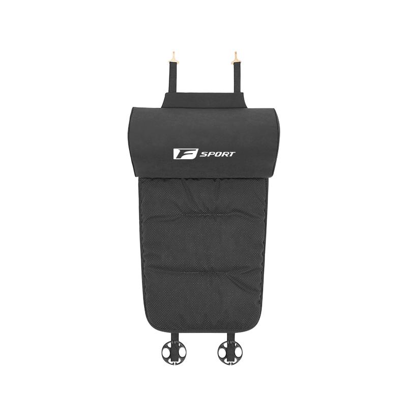 Suede Fabric Car Seat Extension Leg Rest Cushion Auto Extender Cushion For Lexus Fsport GS GX IS LS LX CT LC RC LBX NX RX 350h