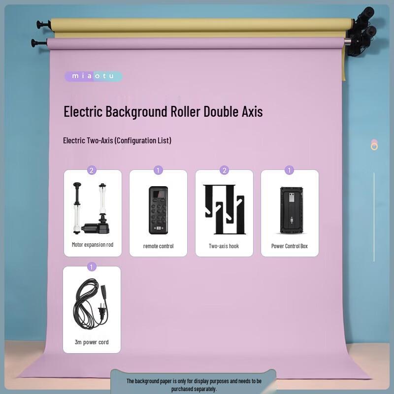 Motorized Photo Studio Background Support System