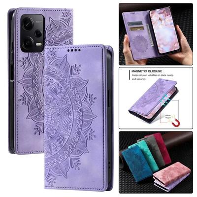 Skórzany portfel z klapką na telefon dla XiaoMi POCO F5 X5 Pro X3 RedMi Note 13 12 10 dla HuaWei Mate 60 P40 P30 dla Sony Xperia 5 V 10 IV 1 III Flip Cover