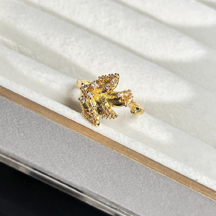Fashionable Wheat Themed Open Rings Decoration for Women Adjustable Designs Sturdy Alloy Jewelry Statement Pieces