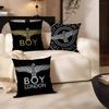 Klassische B-Boy L-London Logo Kissenbezug Kissenbezug Polsterung Sofa Wurfkissen Heimdeko Kissenbezug