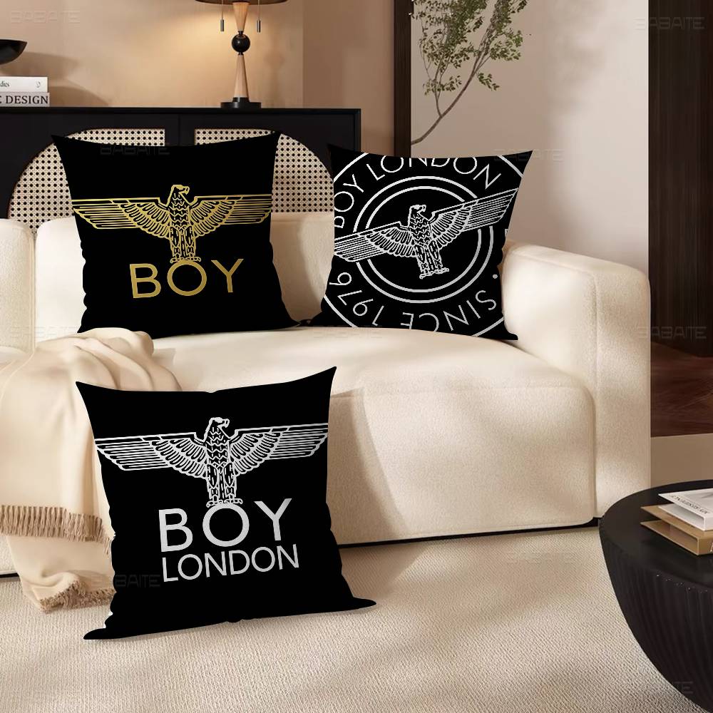 Klassische B-Boy L-London Logo Kissenbezug Kissenbezug Polsterung Sofa Wurfkissen Heimdeko Kissenbezug