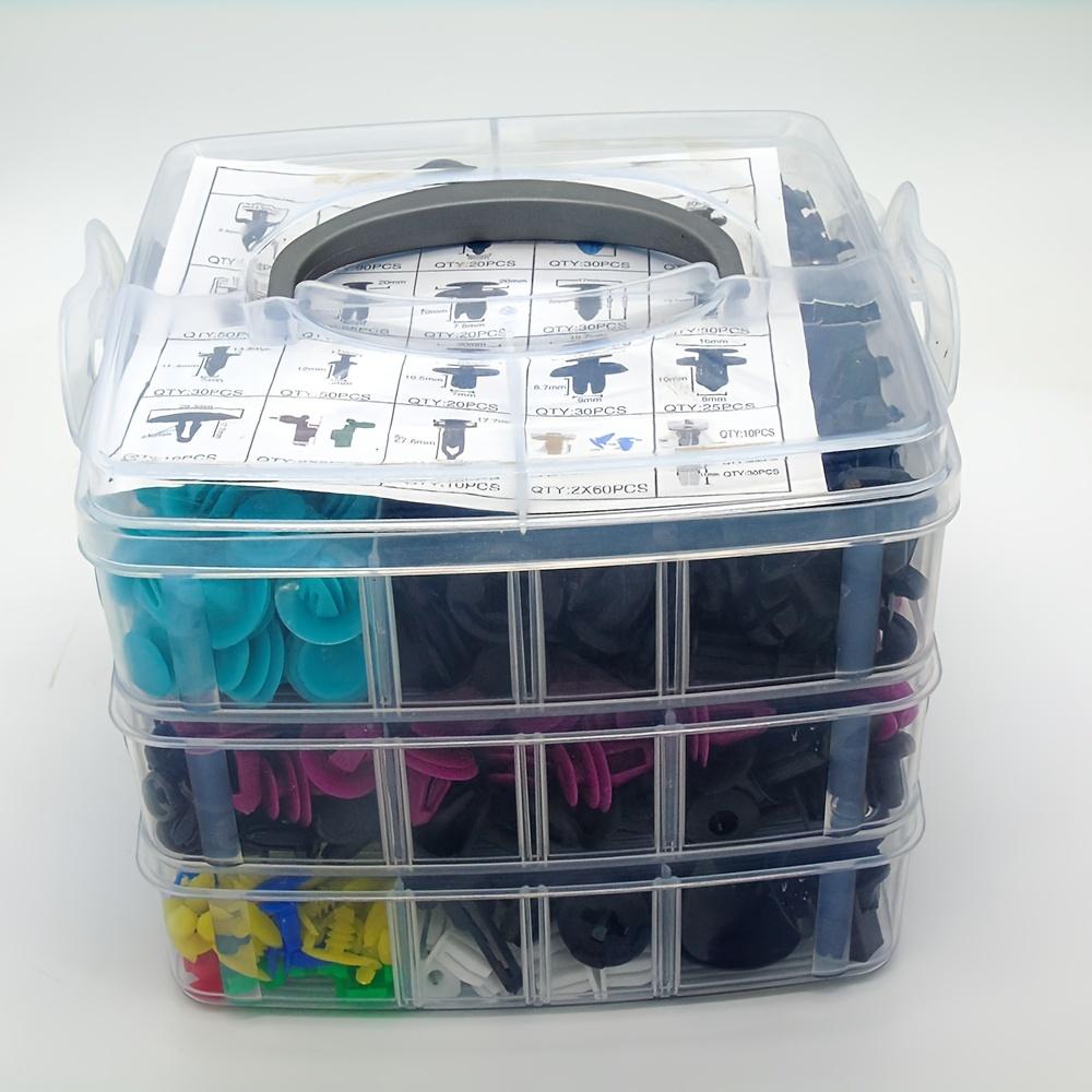 

680pcs/725pcs Car Bumper Clips & Fasteners Tool Kit for Bumper Assembly Repair Installation Automotive Fastener Boxed Set