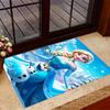 Elsa's Magical Ice Garden Floor Mat Perfect for Balcony Dormitory Entryway Game Room Antislip Carpet Office home decor