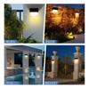 KINGHE Solar Outdoor Wall Lights, Bracket Lights, Wall-Mounted, Automatically Turns On, Ideal for Entryways, Patios, Gardens, Verandas, Garages,