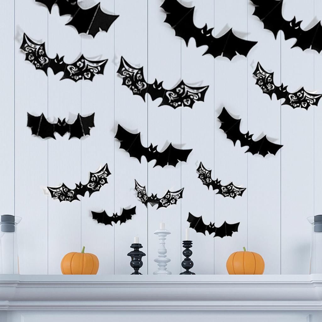 Halloween Stickers, Wall Stickers, Hollowed Out Scenes, Props, Wallpapers, Holiday Decorations