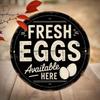 Round Retro Tin Sign Metal Wall Art 20x20cm for Living Room Balcony Home Decor