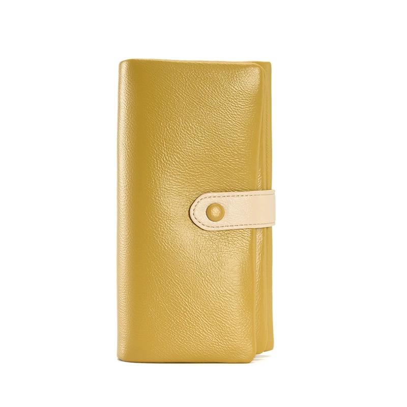 Soft Leather Women Wallet Clutch High Quality Triple Fold Money Large Capacity Female Purse Card Holder