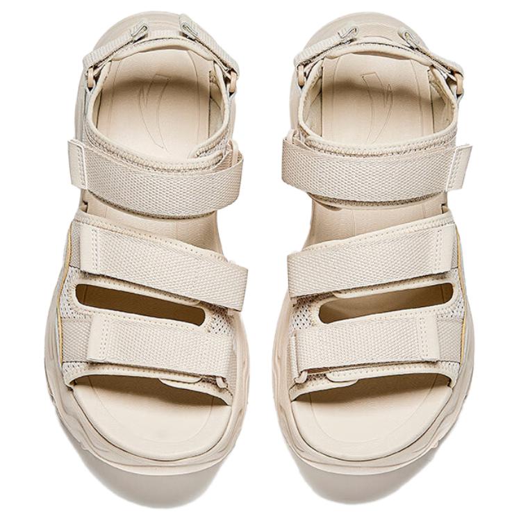 Anta Starlight Comfortable Versatile Beach Sandals Unisex Sandals Beige 912528536-1