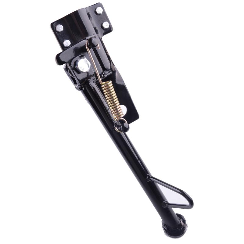 

Black Iron Power Support Kickstand Brace Parking Side Stand Leg Foot Fit for Motorcycle Motocross Buggy ATV Quad Bike