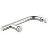 Stainless Steel Shower Handle Single Handle Bathroom Glass Door Handle Sliding Door Pull Household Hardware