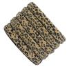 Aesthetic Leopard Print Scrunchies Elastic Hair Rope Set of 5 French Hair Elastic Absorbent Hair Tie for After Bath Use