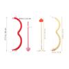 Valentine's Day Outfit Cupid-Bow-and-Arrow Set Cupid-Costume Accessory Prop for Christmas Halloween Birthday Party Props