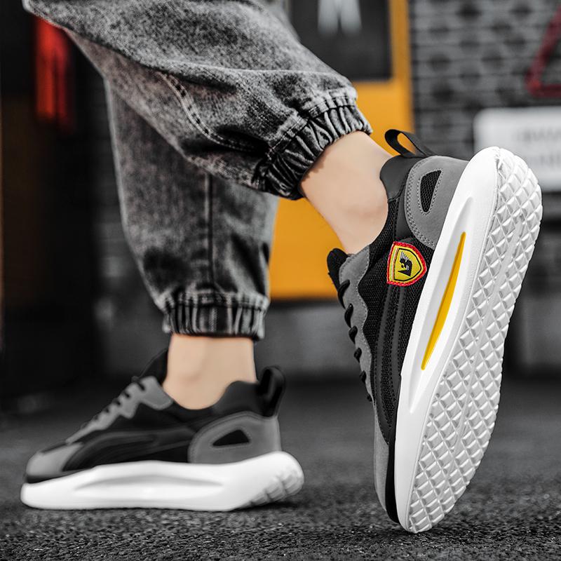 Zapatillas de moda para hombre Tendencia Hot Sale Zapatos casuales Hombre  cómodo Zapatos antideslizantes Transpirables Zapatos para hombres Zapatos  grandes de cuero Zapatos para correr para hombres comprar a buen precio —