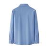 Shanshan Men's 100% Wool Lined Thickened Long-Sleeve Business Casual Shirt
