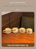 Capybara Cartoon Ceramic Stacking Mug with Handle - Cute Couple Coffee Cup, Birthday Gift