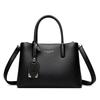 Solid Color Pu Leather Zipper Sweet Ladies Tote Bags  Sale 2026 High Quality Large Capacity Ccise Shoulder Bags for Women
