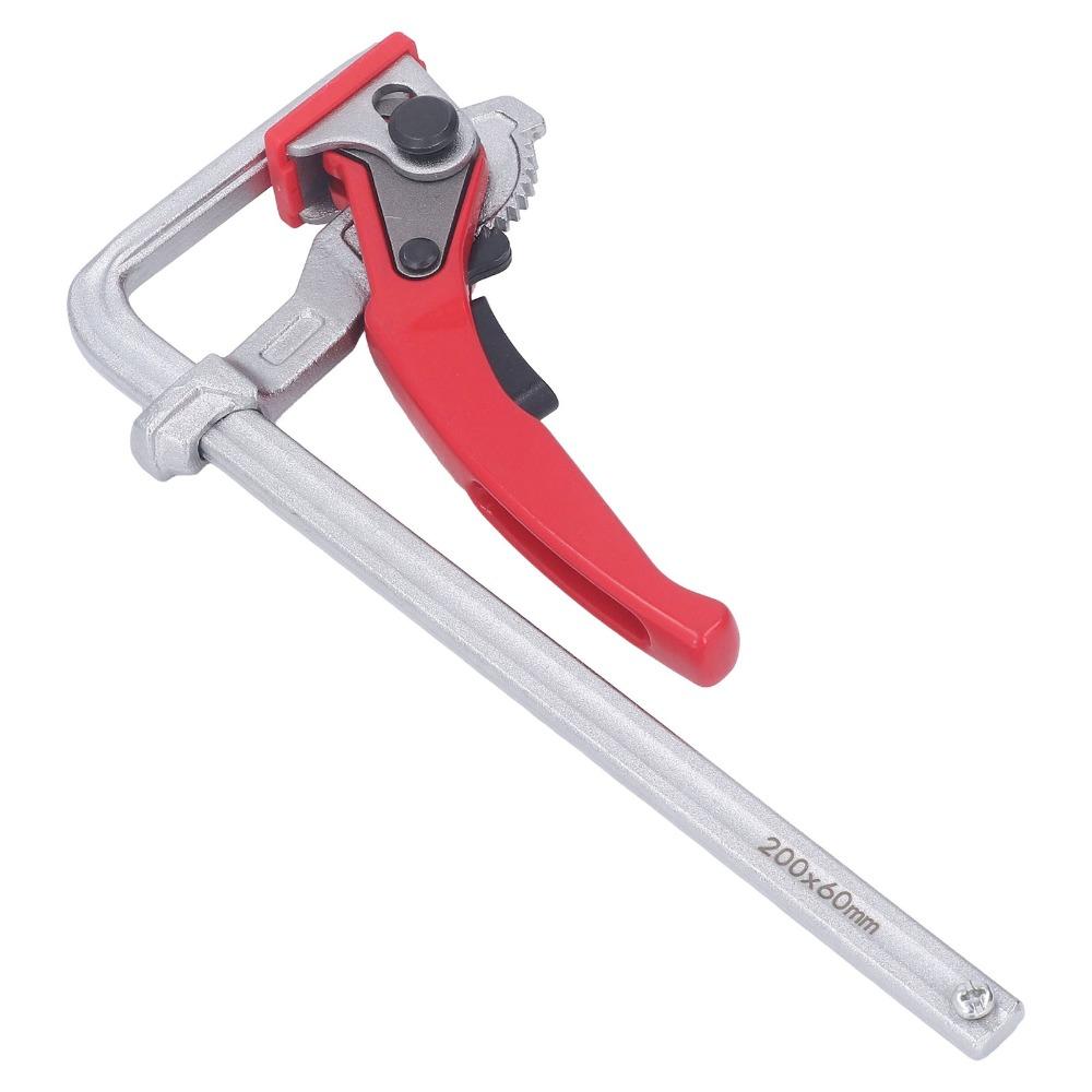 2pcs 530 Lbs Clamping Force Quick Release Clamp Quick Ratchet Mechanism Bar Clamp  For MFT Table