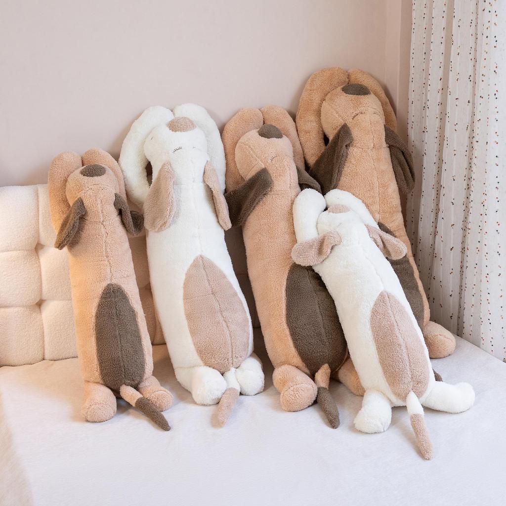 AMIRA TOYS Hundepuppe Lang ein bequemes flauschiges weiches Puppenkissen für Zuhause geeignet für die Nutzung bei in der oder auf der geeignet für beide Männer und Kissen, Nutzung,