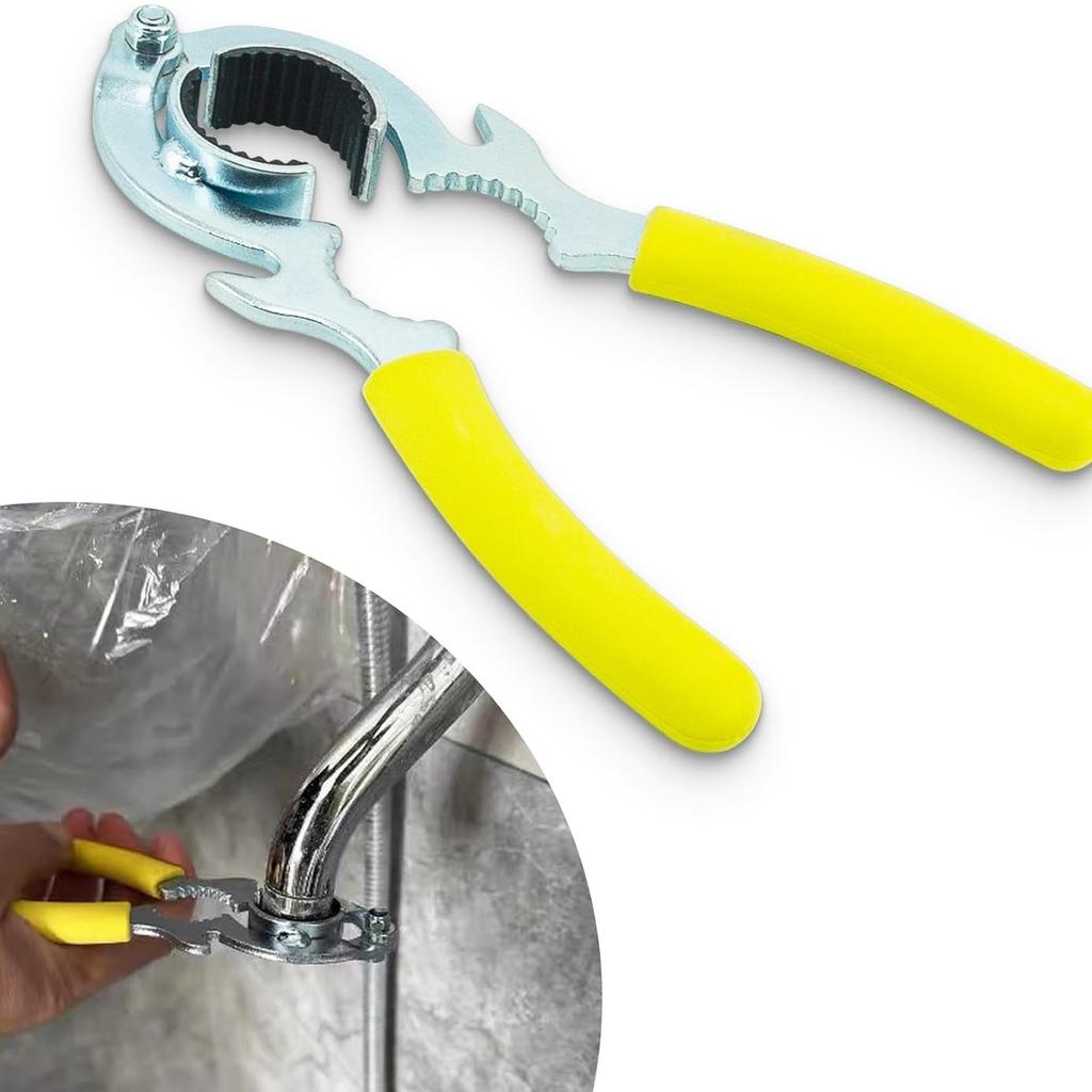 Spout Unscrewer Silver Replacement Tool Faucet Bubbler Wrench Non-Slip Removal Of Bath Connection Wrench For Homeowners Plumbing