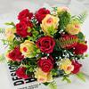 18 Koppen Echte Gelukkige Geluksbloem Mini Fotografie Foto Cadeau Valentijnsdag Bloemen 8 Kleuren Kristalgras Boeket
