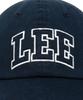 LEE Applique Big Logo Cotton Ball Cap Navy