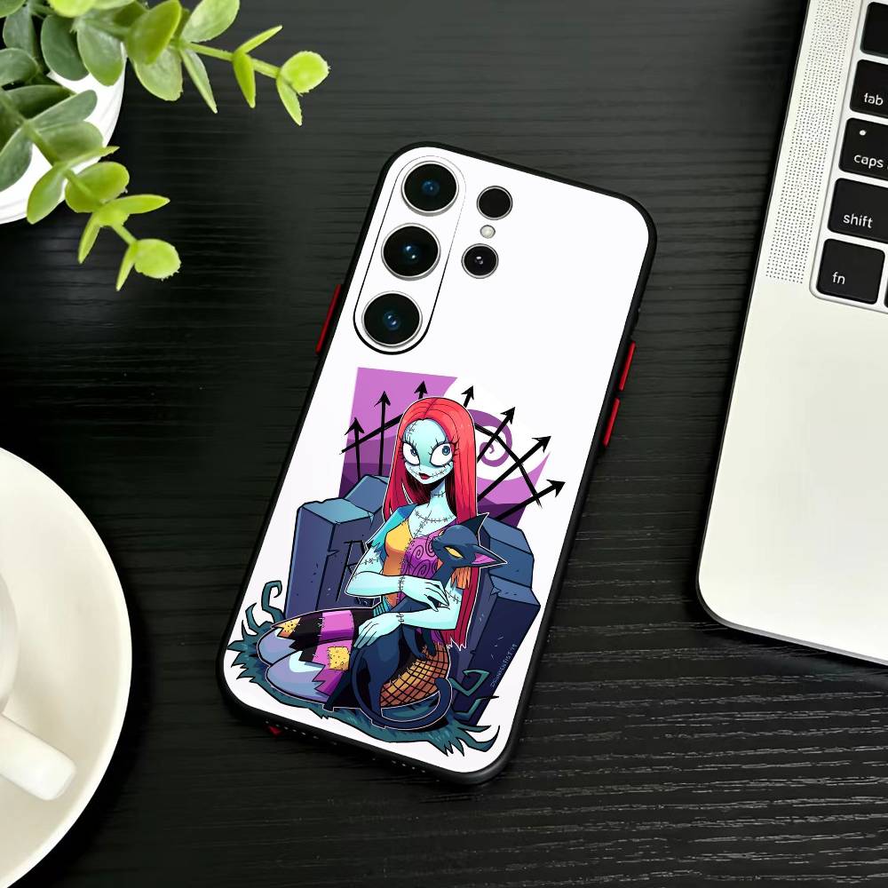 P-Nightmare Before Christmas Phone Case For Samsung S26,S25,S24,S23,S22,S21,S20,Plus,Fe,Lite,Others Black Cover