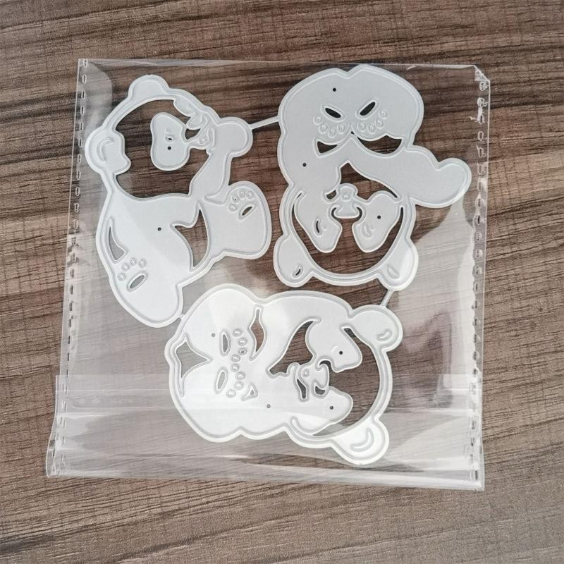 Panda Die Cut Decorative Embossing Paper Die Carbon Steel Cutting Dies For Card Making Scrapbooking Album Bookmarks