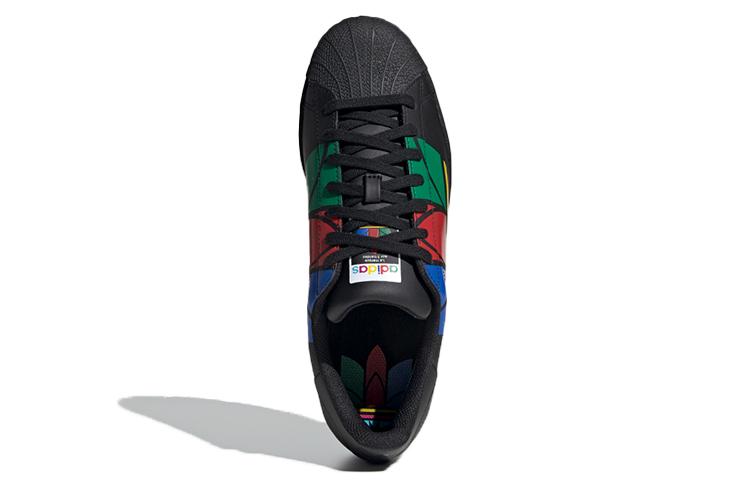 Adidas Superstar Pure 'Colorful Trefoil - Core Black' FU9518