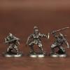 New Metal Chess Piece Samurai Ninja Ancient Soldier Model Toy Desktop Game Gift Display Piece Static Figure Collectible Model