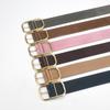 Retro Matte Waist Seal Women'S Simple Suede Leather Belt With Dress High-End Decorative Belt