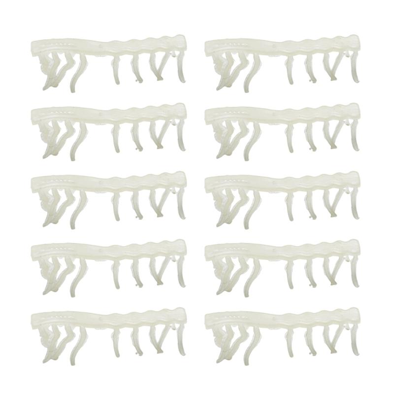 10Pcs Soft Fishing Lures Set Glowing Crawfishes Baits Shrimp Claw Artificial Shrimp Lures for Freshwater and Saltwater small