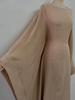 Yiduo Duo Waist-Slimming Batwing Sleeve Dress with Belt