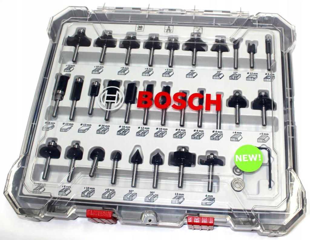 Milling Cutter Set 30 Pcs. 6mm Handle