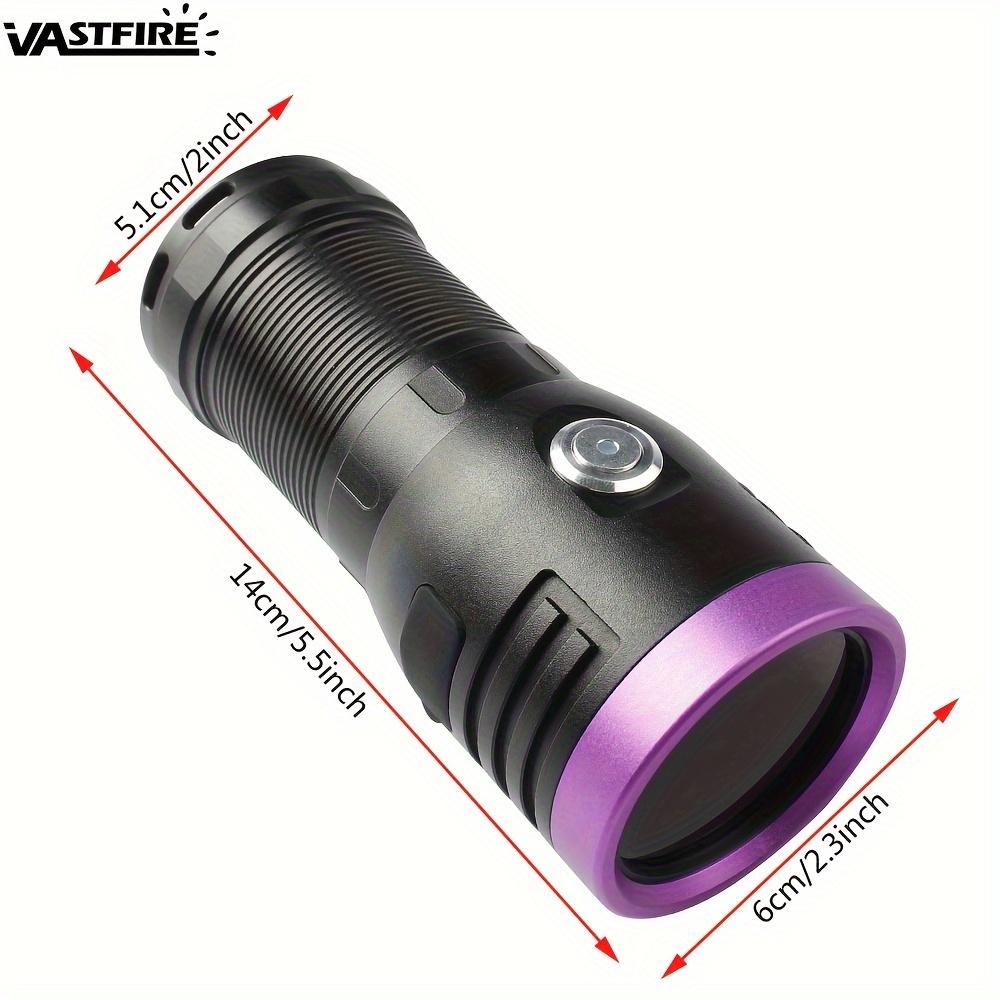 120W 6x365nm UV Powerful Ultraviolet Flashlight USB Rechargeable Blacklight Torch Curing Money Ore Scorpion Fluorescent Detector
