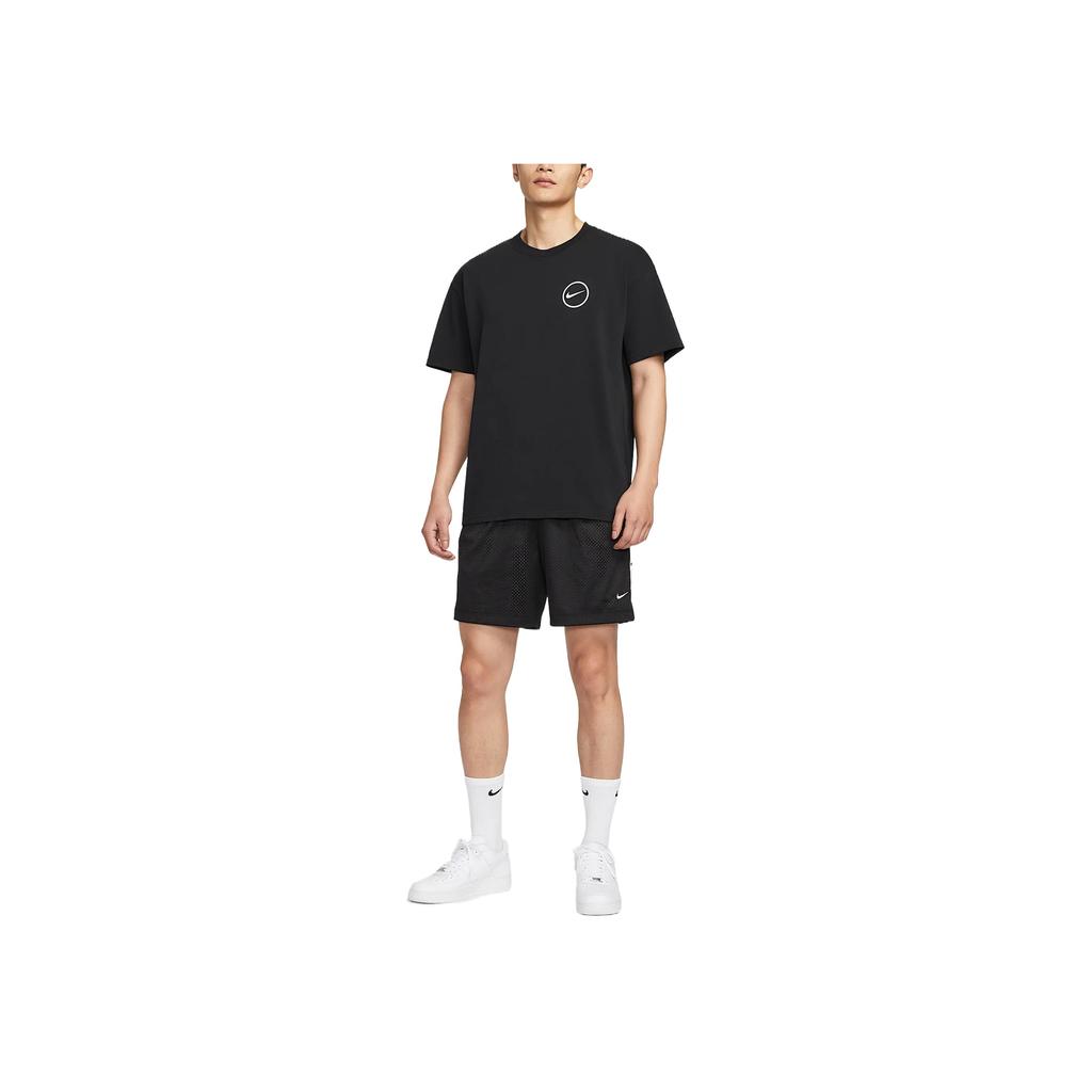 Nike Comfortable Fashionable Fitted Versatile Short Sleeve T-Shirt Men Tops Black HJ3407010