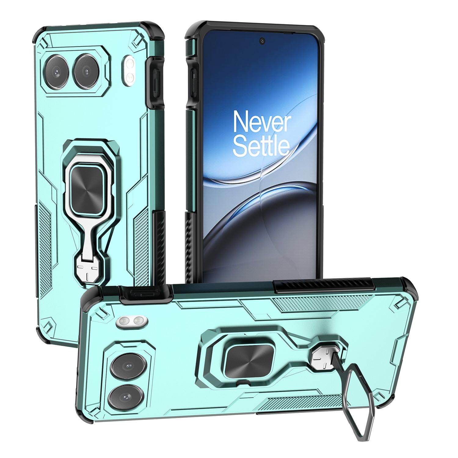 

Для OnePlus Nord 4 Чехол Вращающаяся подставка-кольцо ПК+ТПУ Ударопрочный чехол для телефона Green