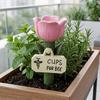 Insekten-Wassernapf Blumenförmige Bienen-Trinkstation Bestäuber-Hydrationsbecher für Bienen Schmetterlinge Outdoor-Garten-Hof-Dekoration