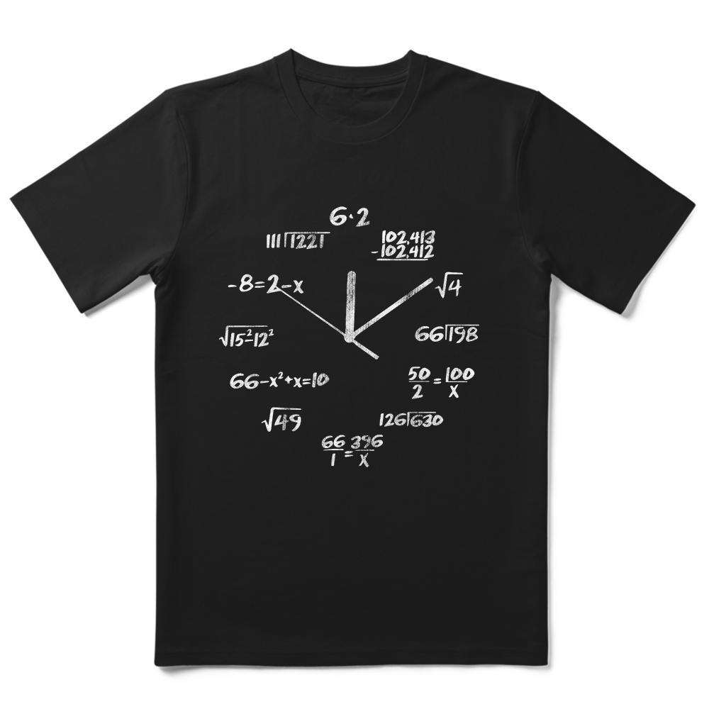 THE COOLMIND 100% Cotton Funny Math Print Men T Shirt O-neck Short Sleeve Funny Men Tshirt Big Size T-shirt Men Tee Shirts Tops